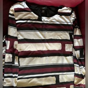 alfani women’s long sleeve shirt blouse